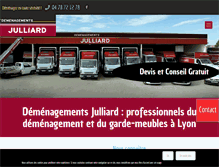 Tablet Screenshot of demenagements-julliard.com